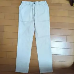 アイボリー XXLサイズ 長ズボン