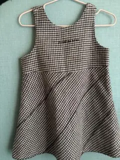 bebe チェック柄ノースリーブワンピース 90cm