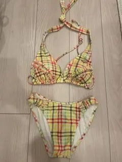 ROXYチェックビキニ　きんちゃく付きのサムネイル