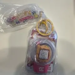 たまごっちカスタムキーリング　エンたま　モジモジおれんじ　くちぱっち