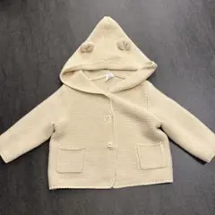 babyGAP クマ耳フード付きカーディガン70cm 80cm 6-12