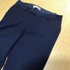 ユニクロ コラボ INES DE LA FRESSANGE ネイビー スラックス