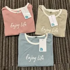 シンプル ロゴTシャツ 3枚セット 保育園着のサムネイル