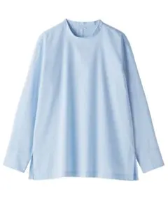 無印良品　乾きやすいブロード長袖シャツ・ブラウス