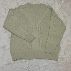 ロペピクニック ケーブルニットセーター