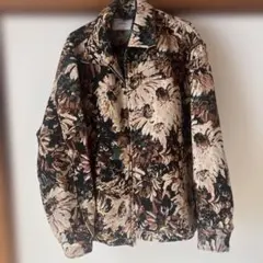 INHERIT 花柄 ジップアップジャケット