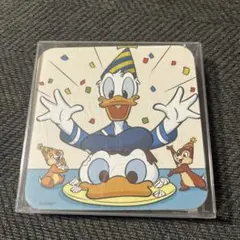 ディズニー　ドナルド　未使用　コースター　誕生日　2020