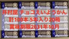 計100本 井村屋 チョコえいようかん 5本入り20箱 賞味期限2031年10月のサムネイル