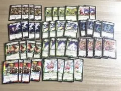 初期旧枠統一 デュエマクラシック05 自然単メイフライ40枚デッキ