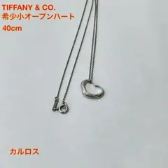 【美品】 Tiffany & Co. 希少 ミニトップ オープハートネックレス