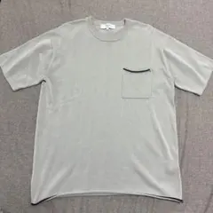 （美品）BEAMS B:MING サマーニット Tシャツ メンズ グレー　S