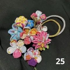 つまみ細工 5点セット 七五三 浴衣 髪飾り 花飾り ハンドメイド【25】