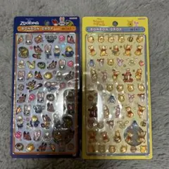 ズートピア・ウィニー・ザ・プー ボンボンドロップミニシールセット