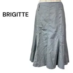 BRIGITTE ブリジット フレアスカート ライトグレー 上品 きれいめのサムネイル