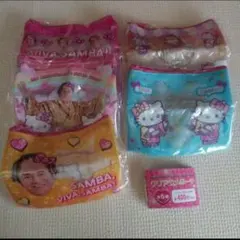 【い-3】マツケンサンバ×ハローキティ クリアラメポーチ 全5種 コンプセット