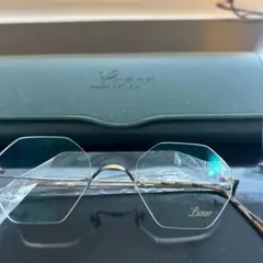 LUNORルノアClassic octagon col.AG フチなし眼鏡メガネ