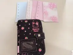 MERING メリング デニム シールバインダー うさぎ シール帳 いちご