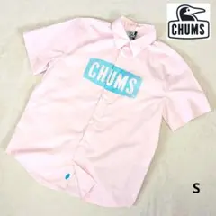 CHUMS チャムス　半袖シャツ　ピンク　Sサイズ