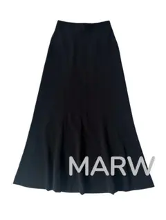 美品　MARW UNITED ARROWS フレアスカート　マーメイド　黒　S