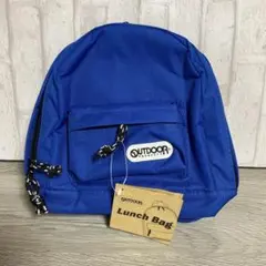 OUTDOOR ランチバック　リュック型　保冷弁当袋　青　かわいいランチラックのサムネイル