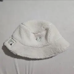 ディズニーリゾート バケットハット バケハ ボア ホワイト Disney