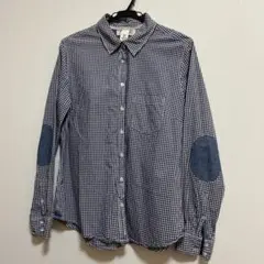 H&M チェック柄長袖シャツ