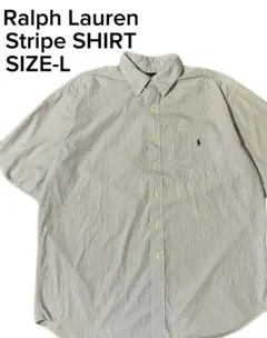 90s Ralph Lauren BLAIRE 半袖シャツ ストライプ