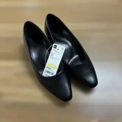 【新品未使用】GU マシュマロローヒールパンプス　23cm