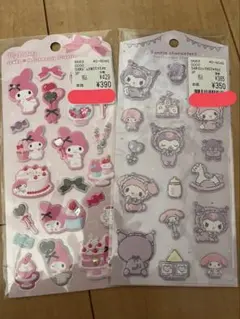 マイメロ クロミとマイメロ サンリオ マシュマロステッカーズ シール 2セット