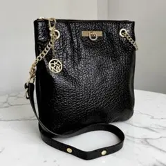 ✨美品✨ダナキャランニューヨーク 2WAY ショルダーバッグ BLK y2Kのサムネイル