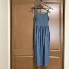 ユニクロ　コンビネーションブラキャミソールワンピース　Mサイズ