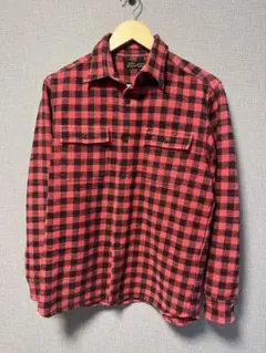 ネルシャツ　the stevenson overall 日本製　アメカジ