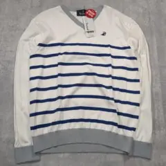 【未使用・タグ付き】Paradisoc ストライプセーター LLサイズ