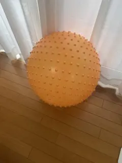 イボ付き バランスボール オレンジ
