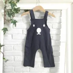 【新品未使用】クマさんサロペット グレー