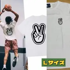 tシャツ L アイスブレイク 白 バスケ カイリー deuce deucc