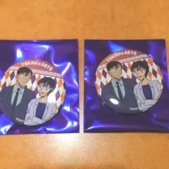 名探偵コナン　高木&佐藤　缶バッジセット