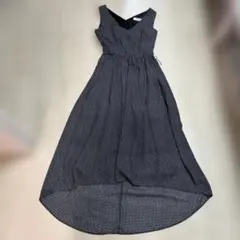 dazzlin チェック柄 ノースリーブワンピース Sサイズ