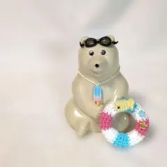 しろくま貯金箱 麦わら帽子 レモンポシェット 2点セット - メルカリ