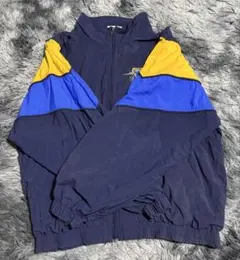 ナイロンジャケット ネイビー/イエロー/ブルー