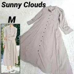 Sunny Cloudsサニークラウズ 薄墨桜シャツワンピース フレア 羽織 M