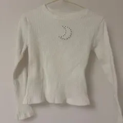 ZARA ホワイト 長袖カットソー 120