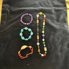 天然石ビーズアクセサリーセット