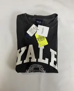 ＊YALE ロゴTシャツ　スミクロ　フリーサイズ