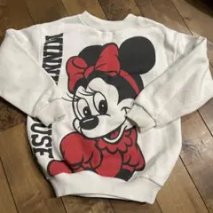 ミニーマウス トレーナー ホワイト
