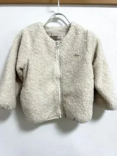 petit main ボアアウター 90サイズ アイボリー