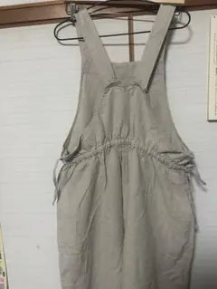 nest Robe リネン サロペット ベージュのサムネイル