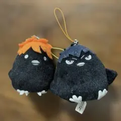 ハイキュー!! ヒナガラス　指人形マスコット　日向　影山