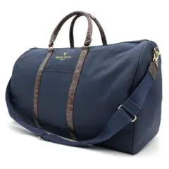 バレンティノネルビーニ　ボストンバッグ　2way クロコ型押し　自立　イタリア製