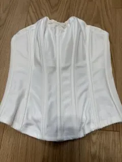 【美品】bridal bloom C75 ビスチェ オフホワイト